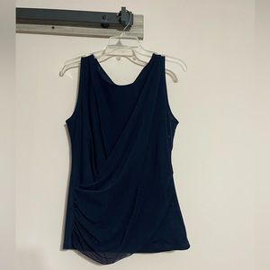 Tahari Navy Top - Large!